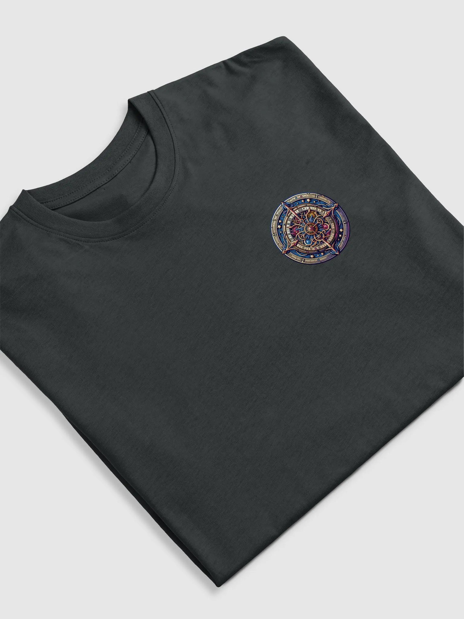 Arcane Clock and Mage Tower T-Shirt – Fantasy Meets Everyday Style 🕰️✨ product image (15)