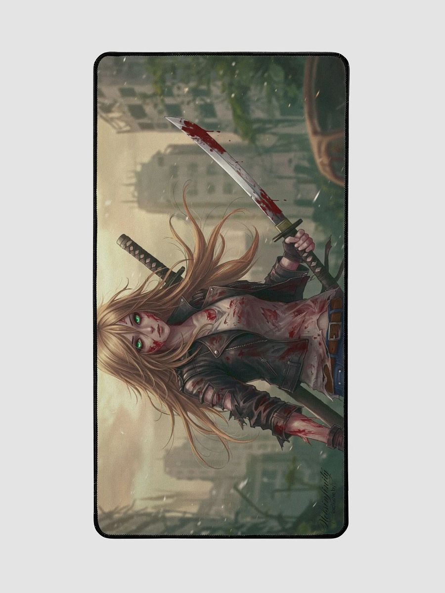 Apocalyptic Zombie BabeZ 01 Desk Mat product image (2)