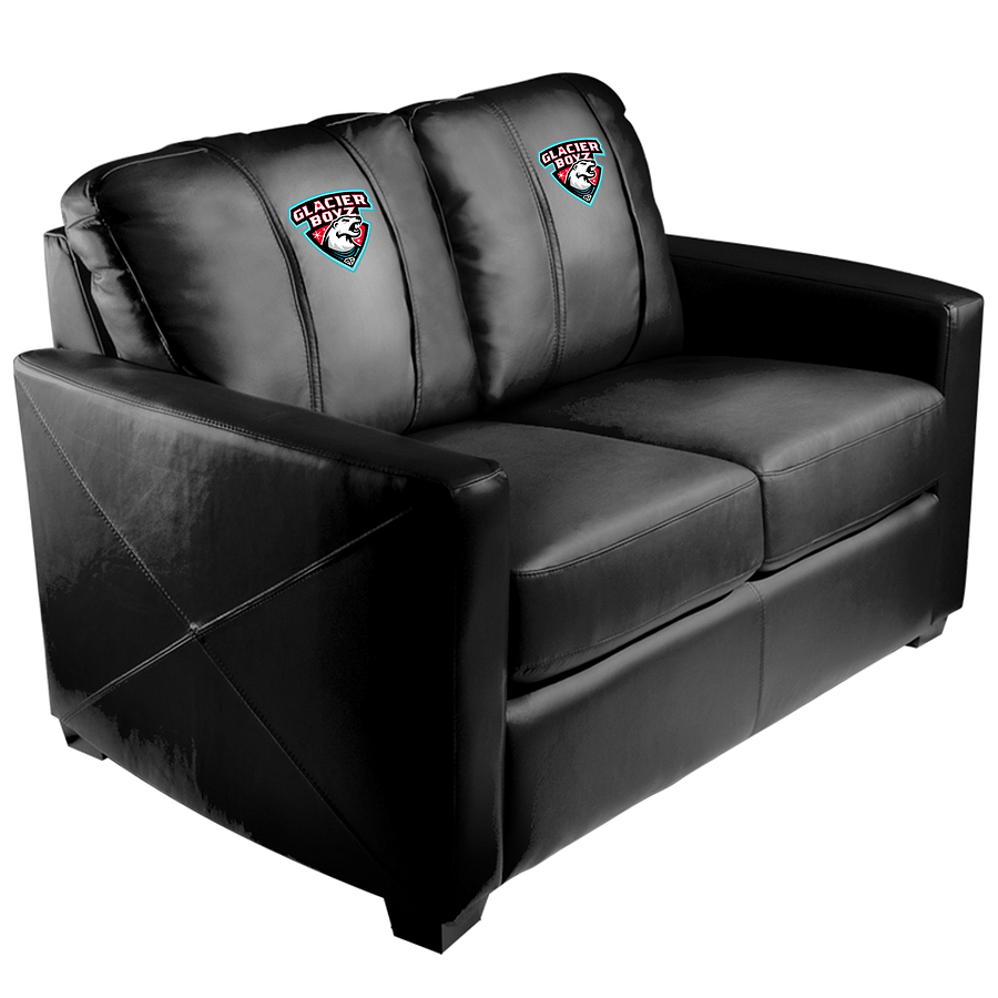 Silver Loveseat with Glacier Boyz Logo product image (1)