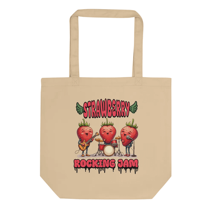 Strawberry Rocking Jam Tote Bag product image (1)