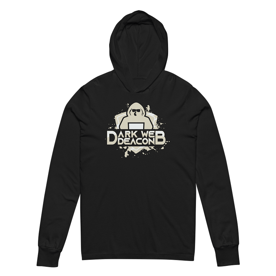 DWD Long Sleeve Light Hoodie - Grey/White Logo product image (5)