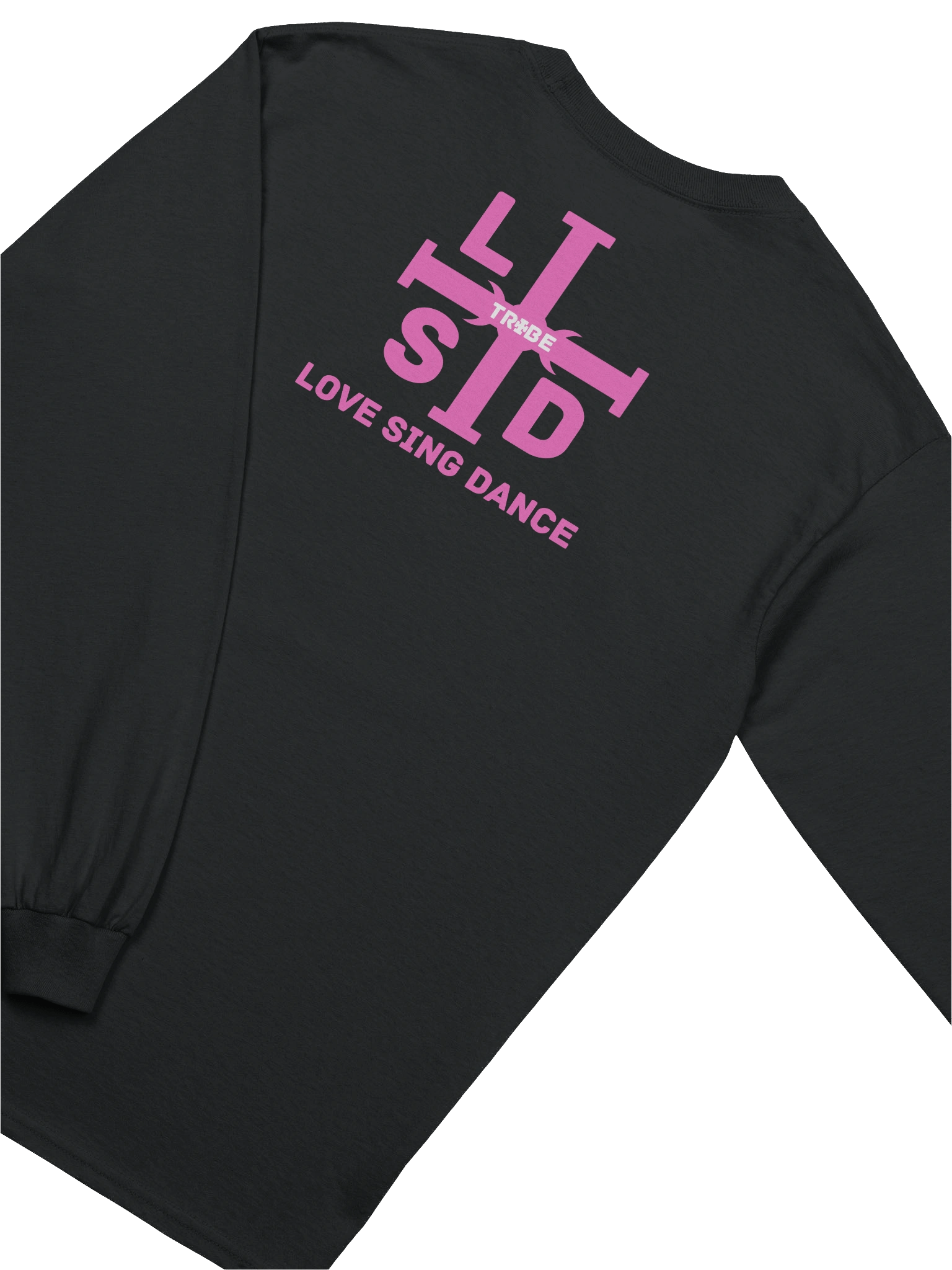 LSD TRIBE "Love Sing Dance" Mystic Long Sleeve Tee {Pink Emblem} product image (7)