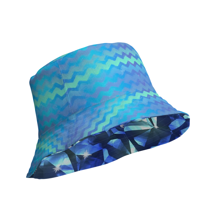 Blue Crystal Pattern Buckethat product image (25)