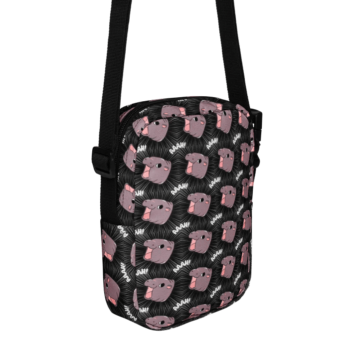 MOODENG'S BLACK AAAH! UTILITY CROSSBODY BAG! product image (2)