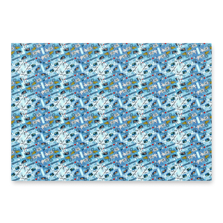 Sea style, Sea style Dalmacija summer, butterflies (photoshop by Dina R.) - Wrapping Paper Sheets (3) product image (2)
