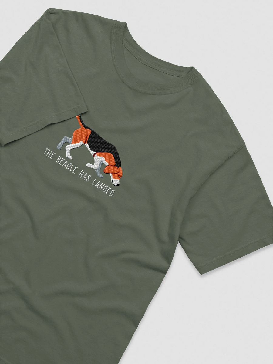The Beagle Has Landed T-Shirt(Embroidered) of a Beagle product image (11)