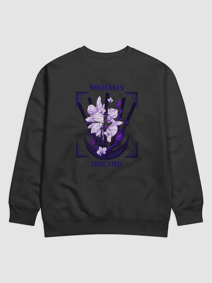 Purple Japanese Katana & Orchids Sweatshirt product image (1)