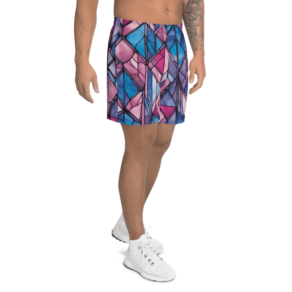Geometric Glass Mosaic Athletic Shorts product image (8)