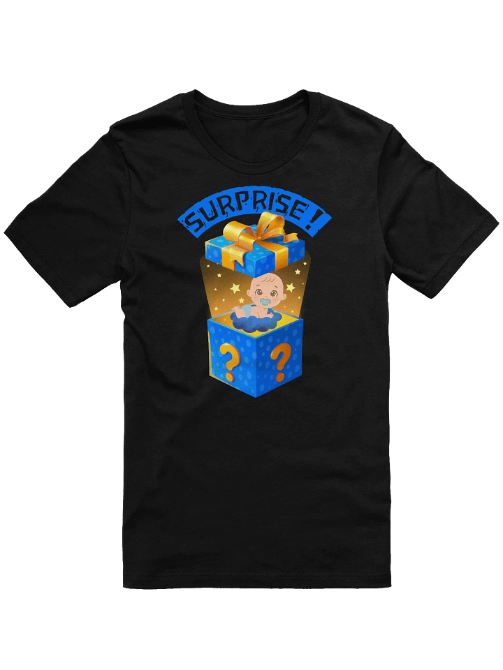 Surprise Baby Announcement T-Shirt | Baby Coming Soon Reveal Gift | Fun Expecting Parents Tee product image (1)