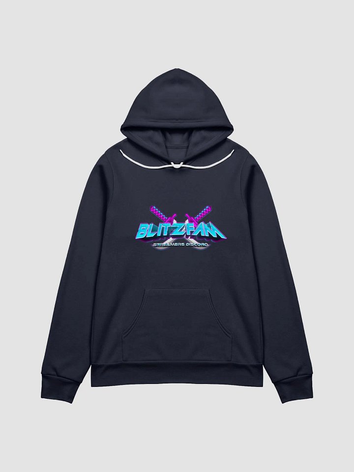 Blitzfam ninja logo hoody navy product image (1)