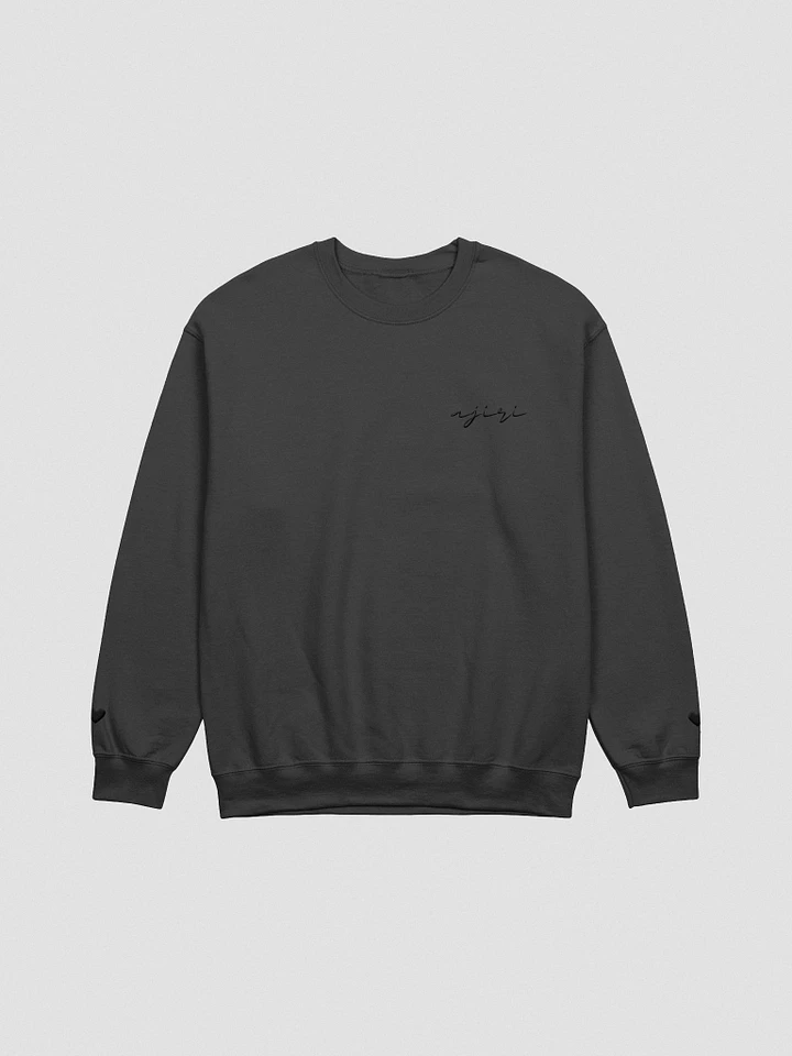 Ajiri Embroidered Crewneck Sweatshirt - Black Thread product image (3)