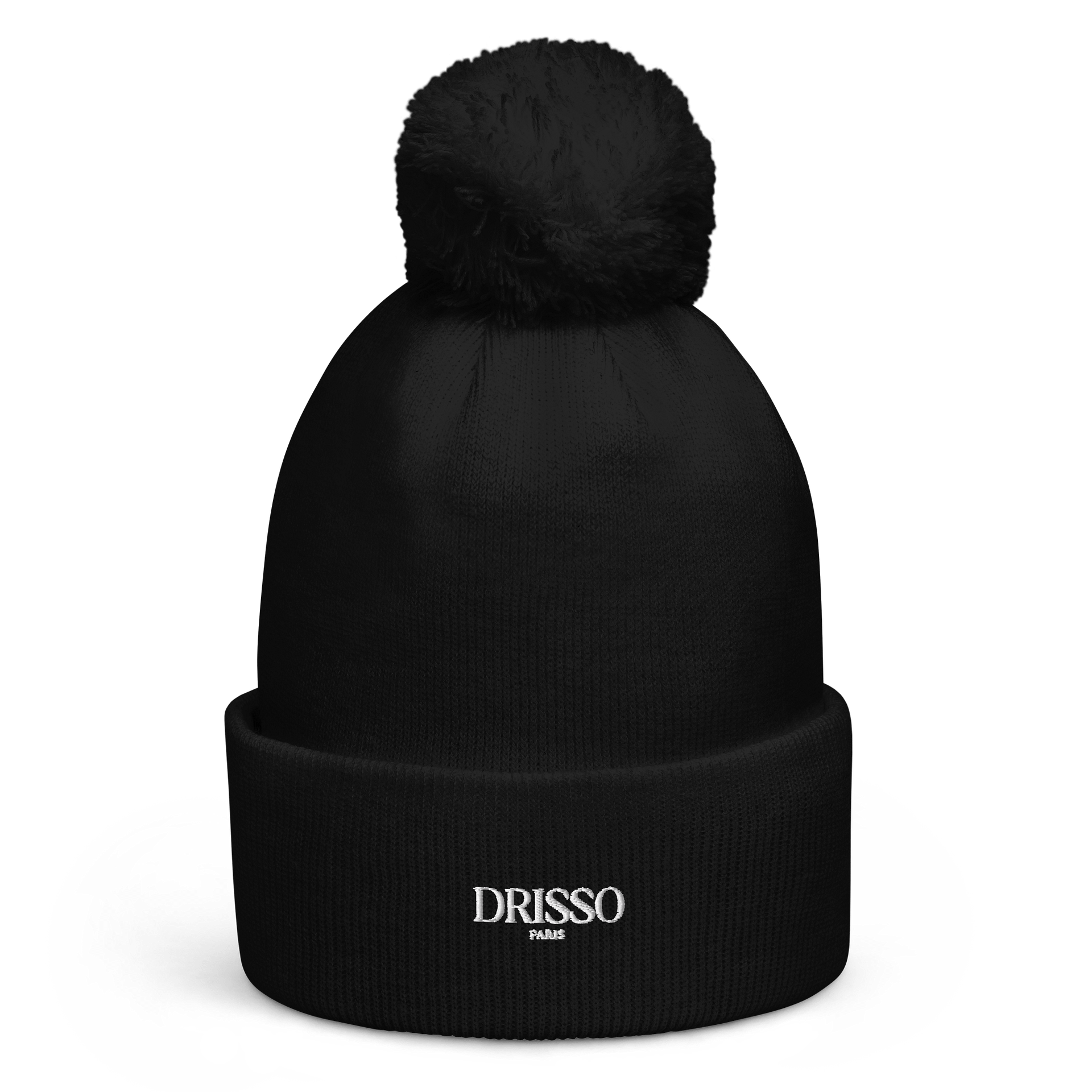 Drisso Paris™ Black Beechfield Pom-Pom Beanie product image (1)