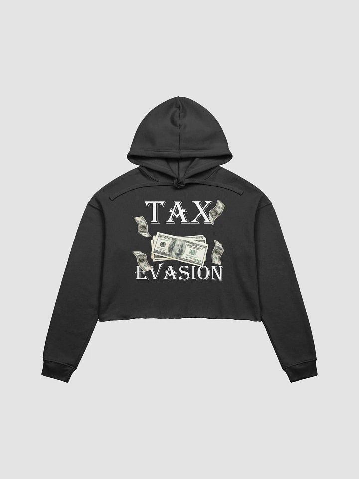 Tax Evasion Cropped Hoodie product image (3)