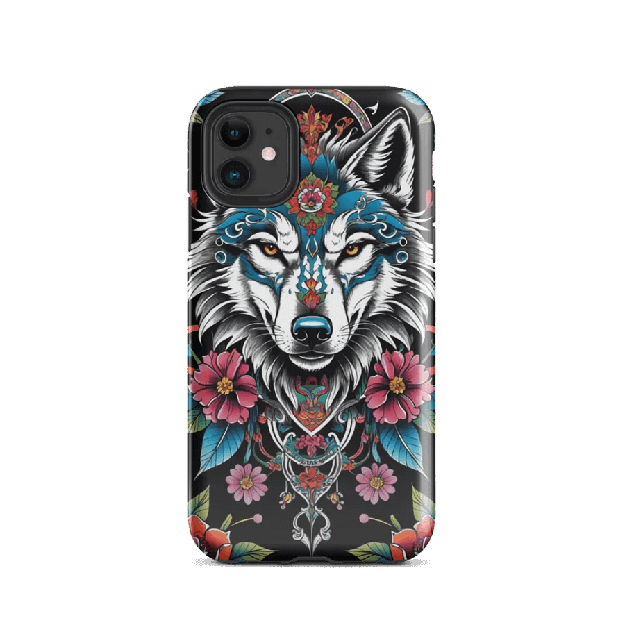 Floral Wolf Dual-Layer iPhone® Tough Case product image (24)