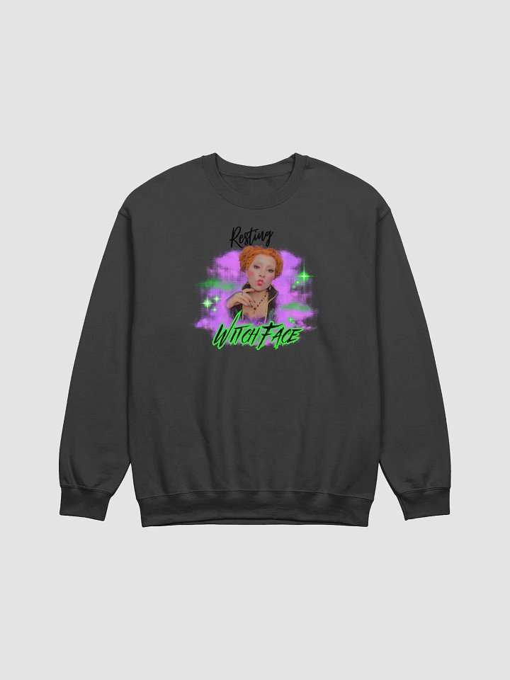 Resting Witch Face Gildan Classic Crewneck Sweatshirt product image (1)
