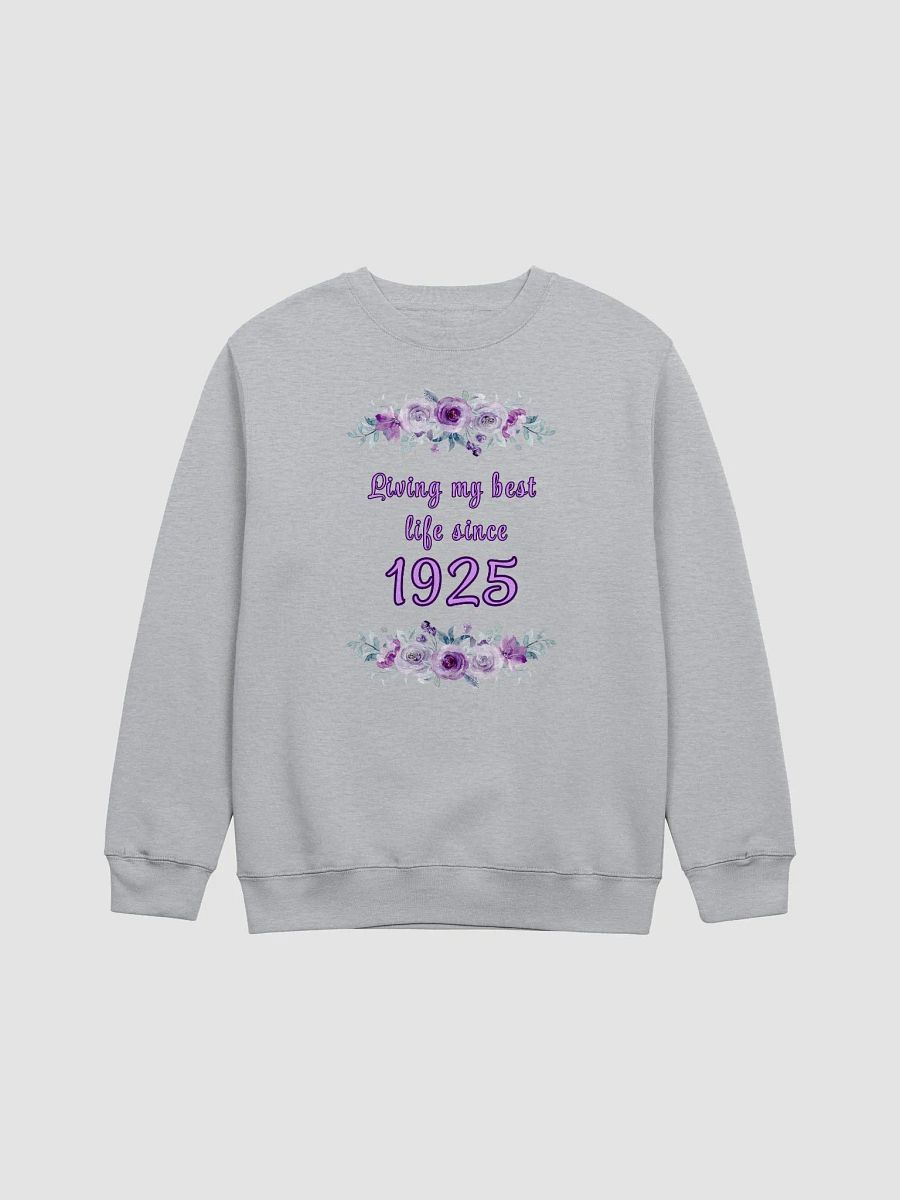 Floral Best Life since 1925 premium Crewneck Sweatshirt product image (1)