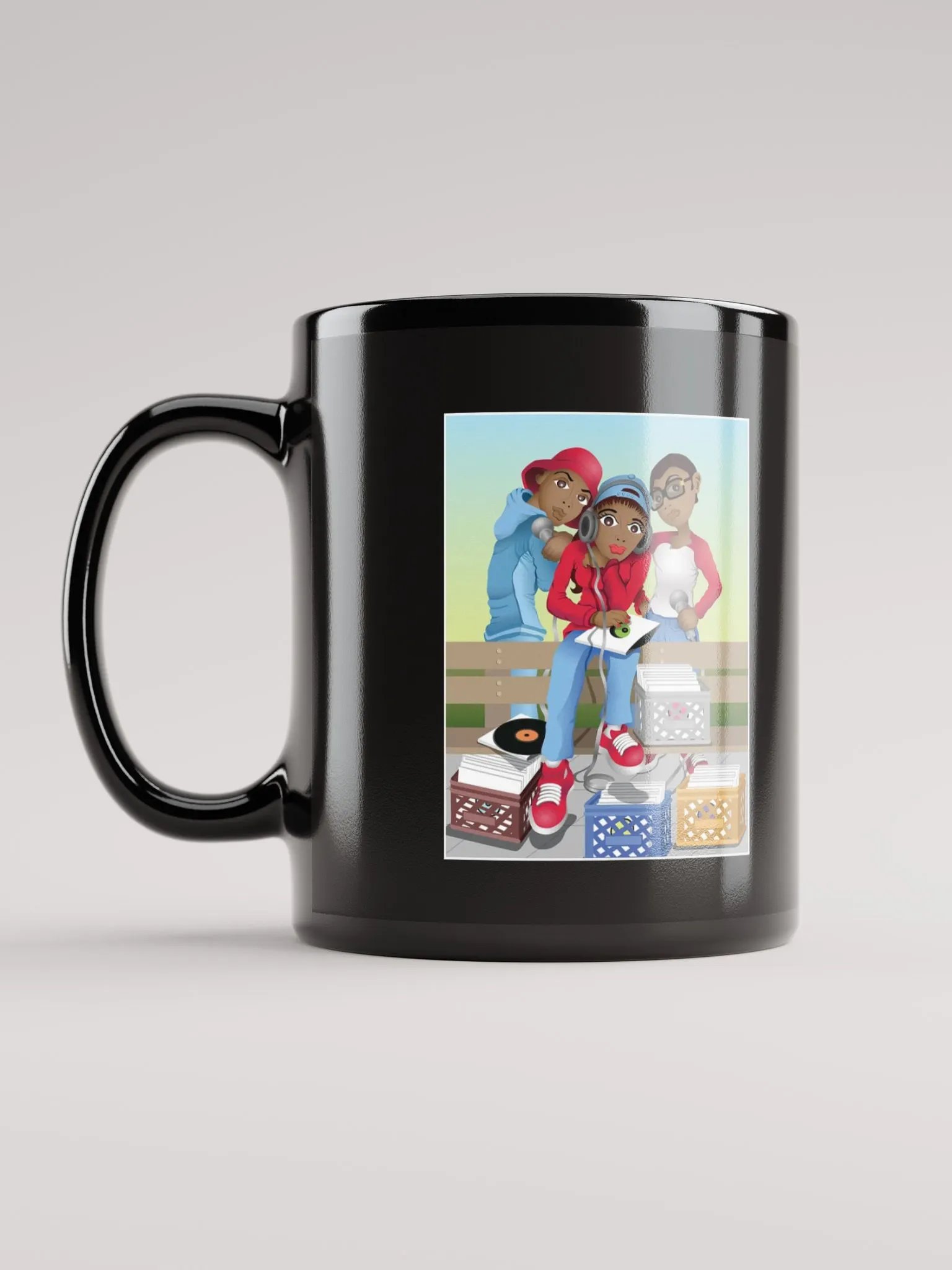 Rockin' The Block Party During The Day Mug - Black product image (11)