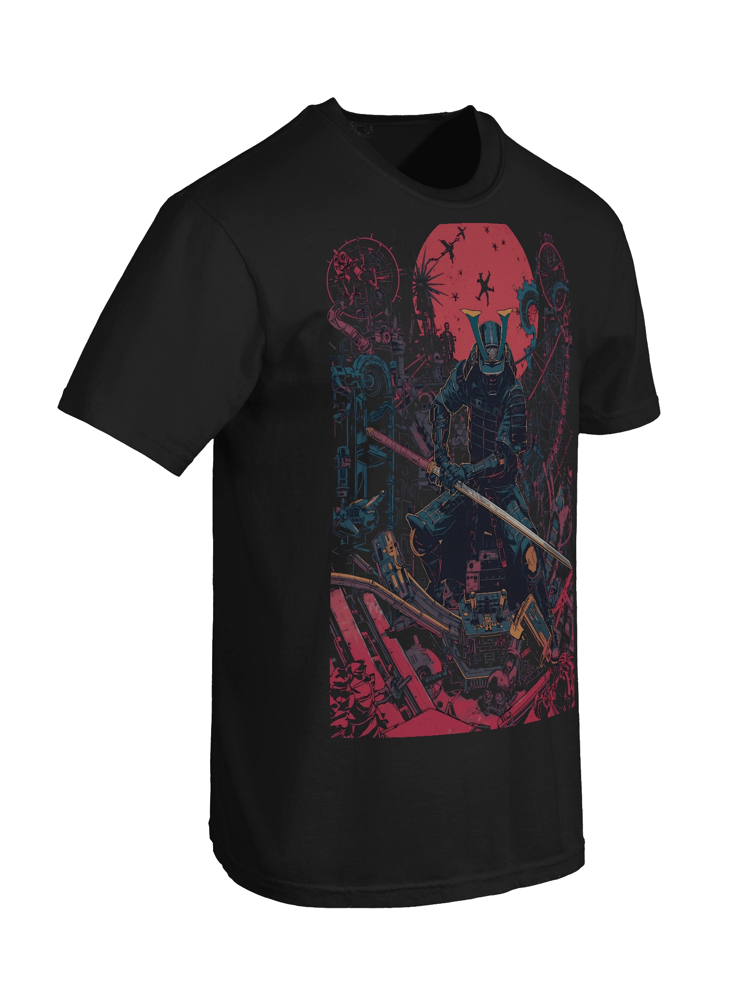 Samurai of Cyber Chaos Heavyweight T-Shirt product image (8)