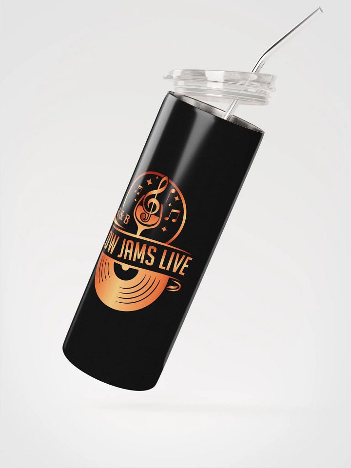 Black Tall Tumbler R&B Slow Jams LIVE Signature Orange product image (2)