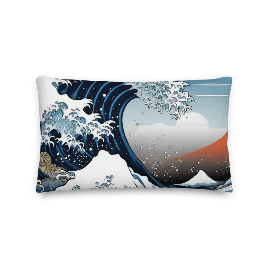 Wave of Tranquility Premium Pillow product image (8)