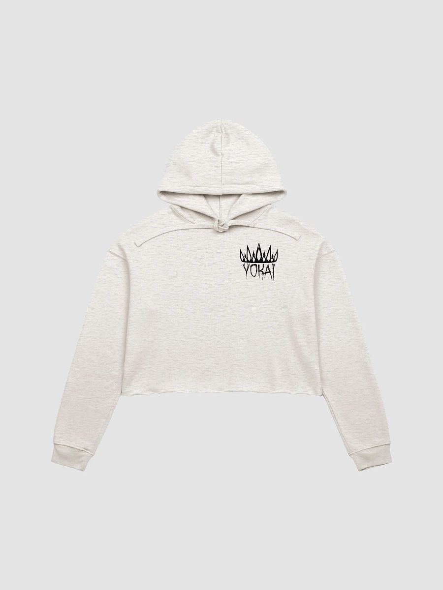 Yokai Queen (Small Black Logo) - Cropped Sweatshirt product image (1)