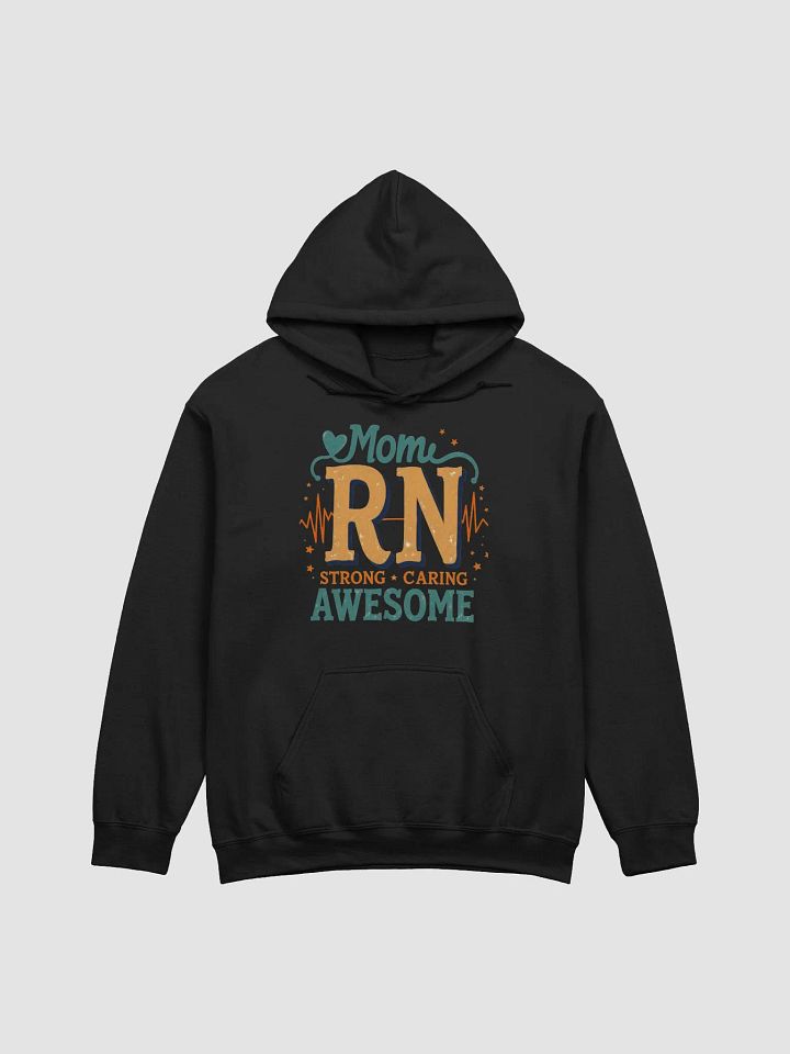 Mom RN Heartbeat Hoodie product image (7)