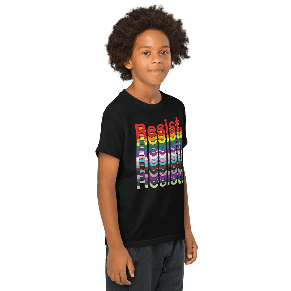 Resist - Rainbow Gildan Youth Sports Tee product image (4)