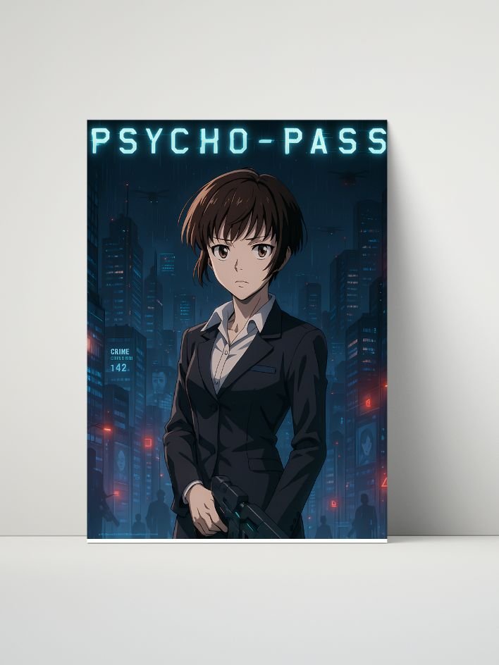 Psycho-Pass – Inspector Akane Tsunemori 8x10 Metal Print product image (1)