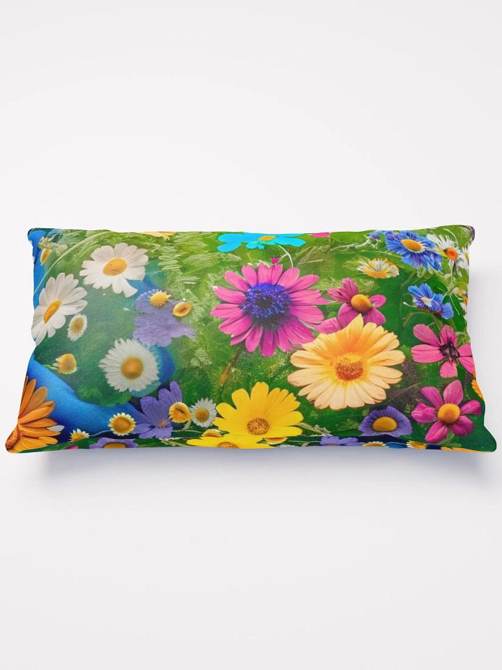 Breathe Deep and Dream: Bohemian Wildflower Retreat Throw Pillow product image (2)