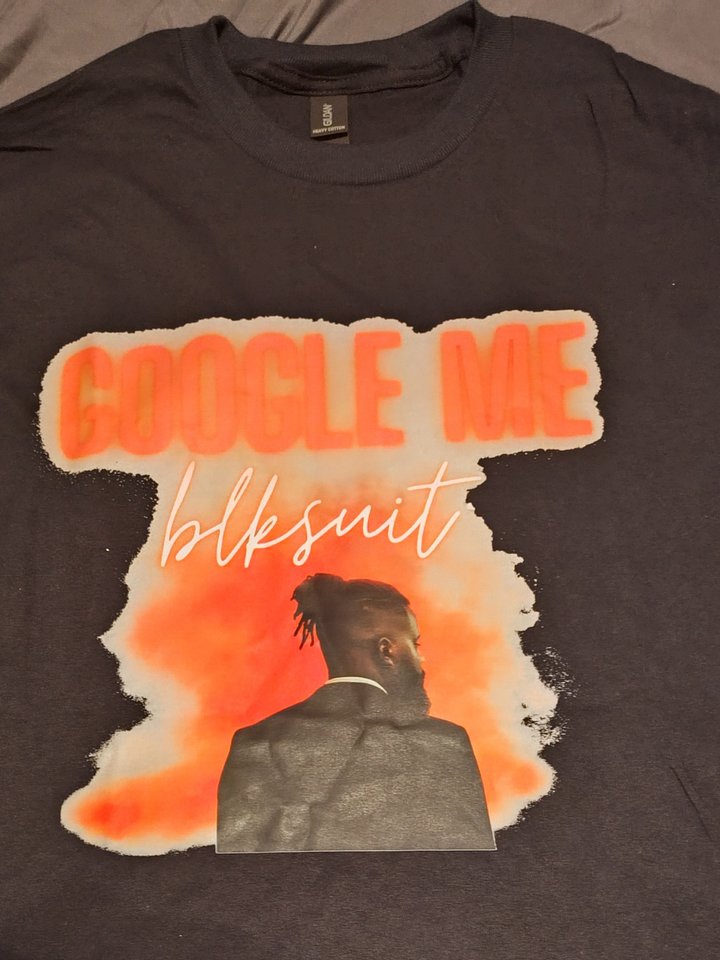 "Google Me - blksuit" w/ Social Media Blk Graphic Tee product image (1)