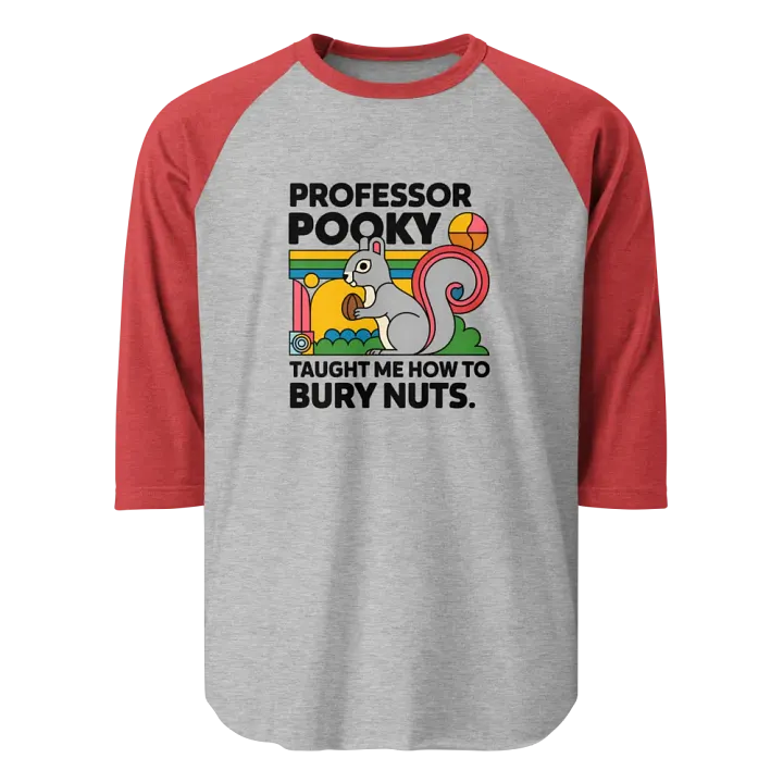 Professor Pocky's Nut-Burying Lesson Tee product image (1)