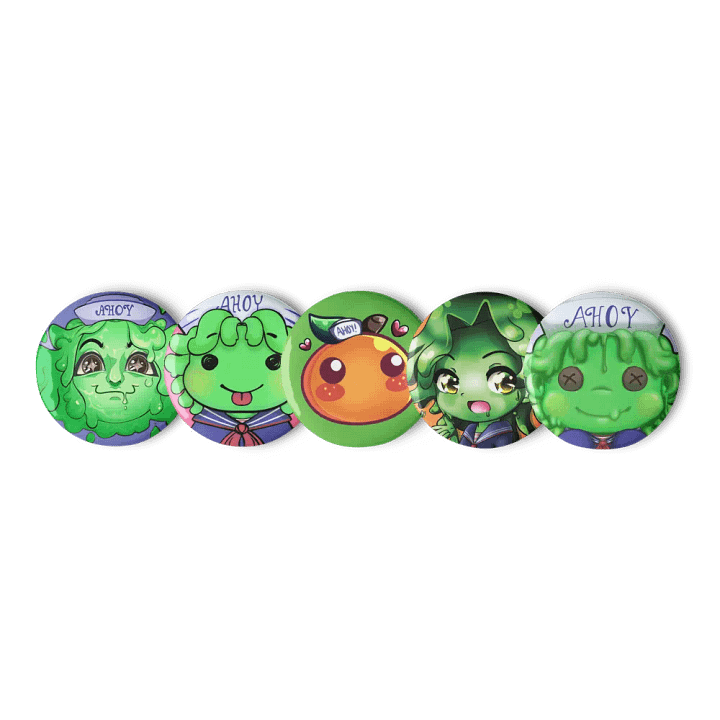 Slimeball Steve Button Set product image (1)