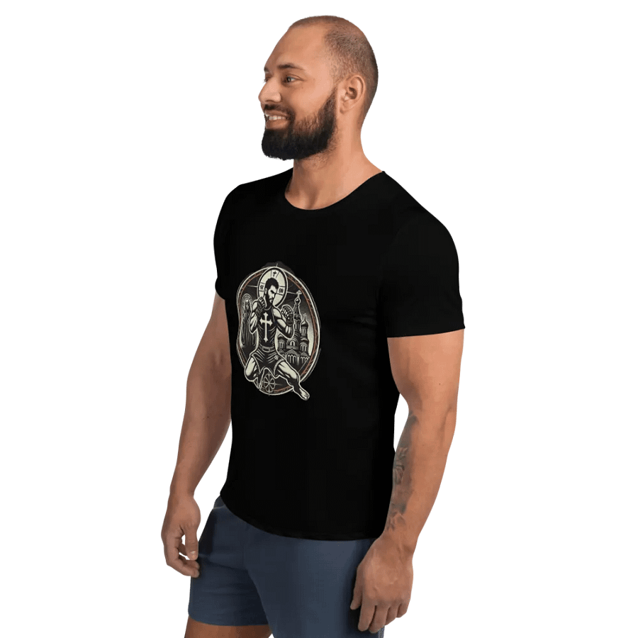 Fight for God Athletic T-Shirt (MMA) product image (3)