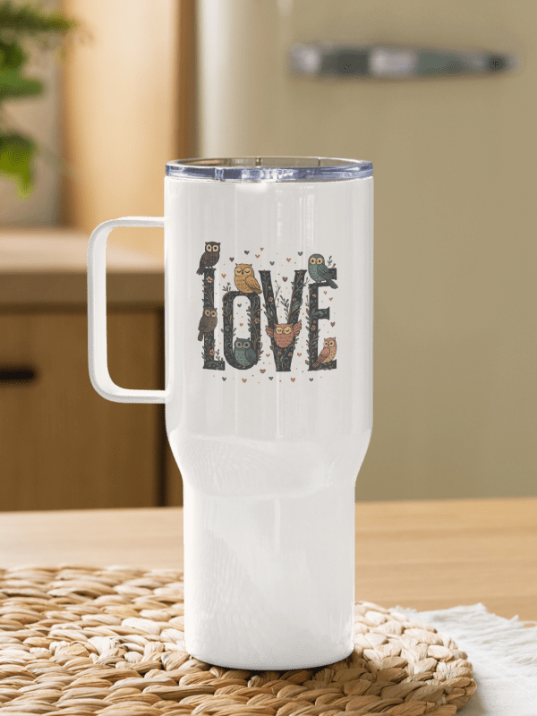 Owl Love Travel Mug product image (2)