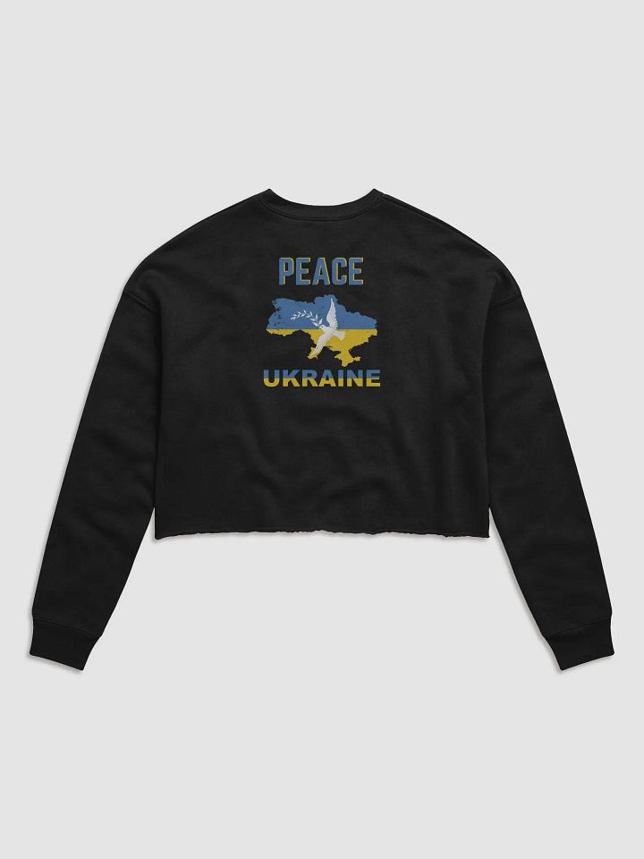 Peace in Ukraine - Dove of Hope Crop Sweatshirt product image (2)