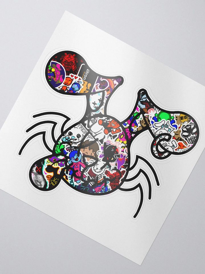 Wave 5 - Stitch-Hare Sticker Bomb Kiss Cut Sticker product image (2)