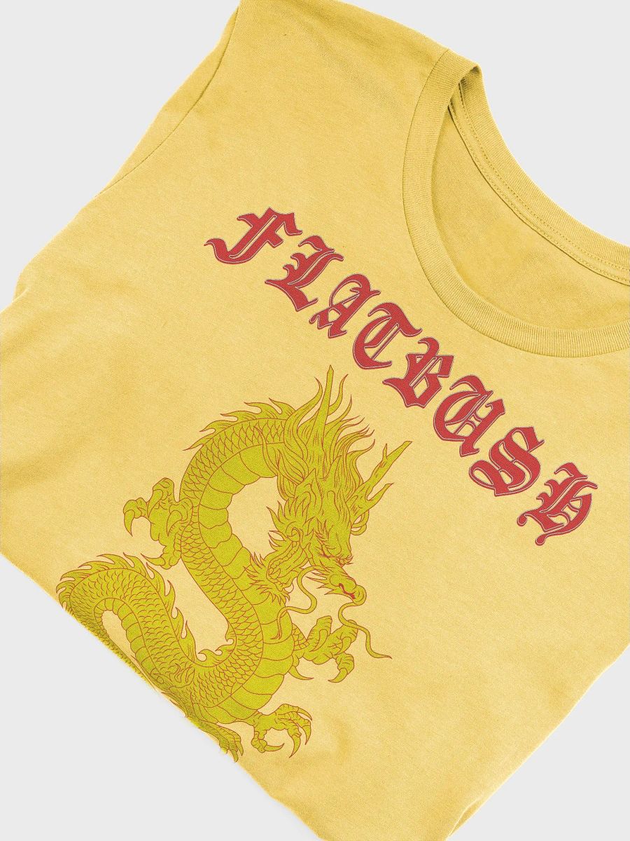 Flatbush Dragon soft tee light yellow product image (5)