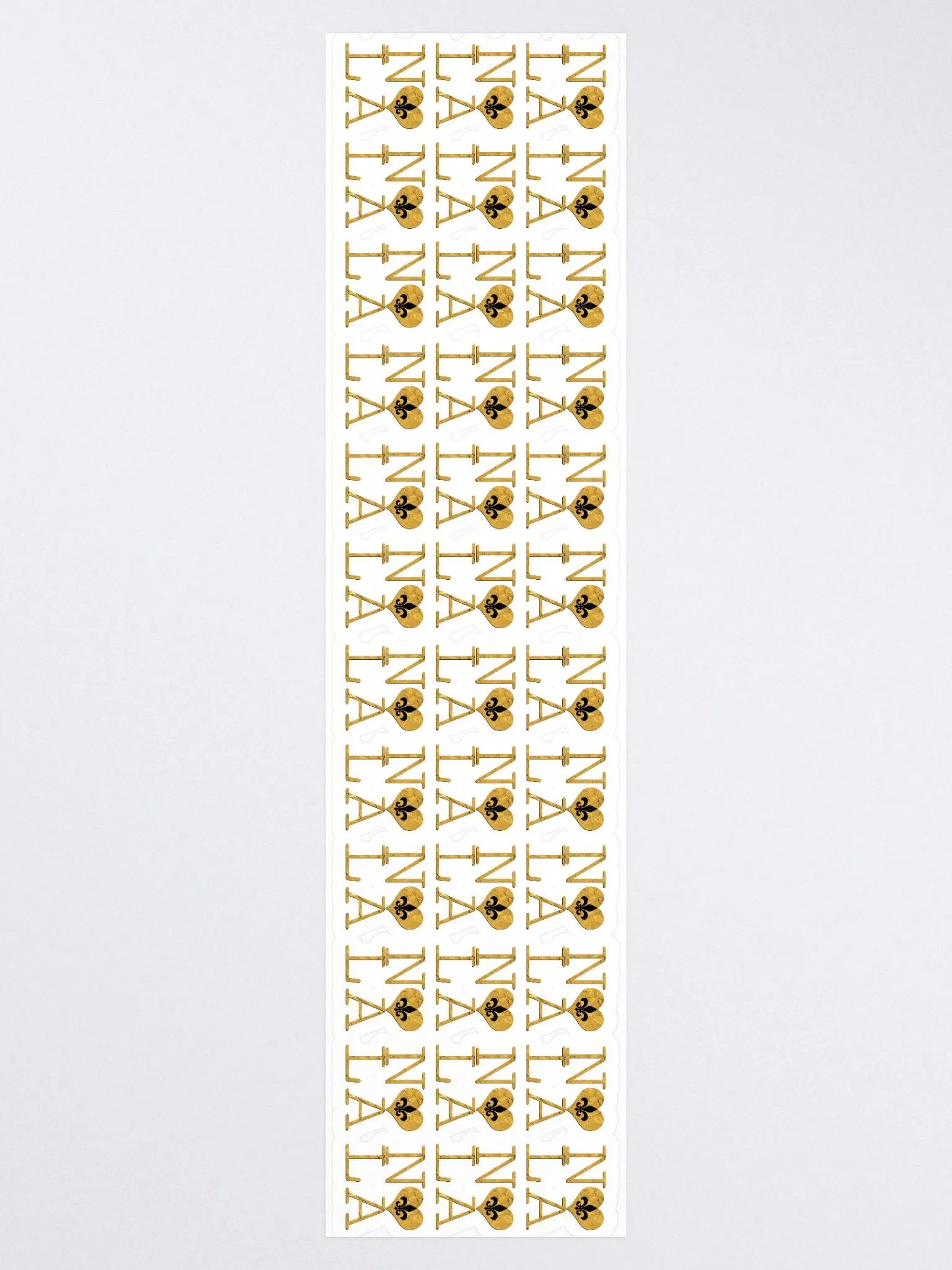 I LOVE NOLA **LEGACY STICKER** (GOLD WRAP FULL LONG) product image (3)