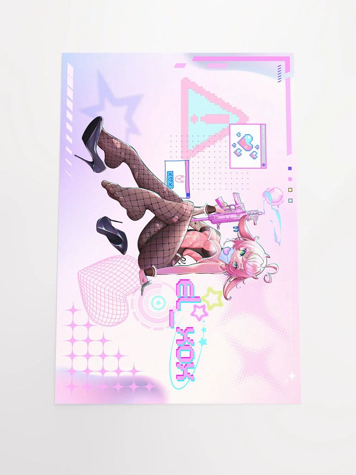 el_XoX Pastel Bunny Poster product image (1)