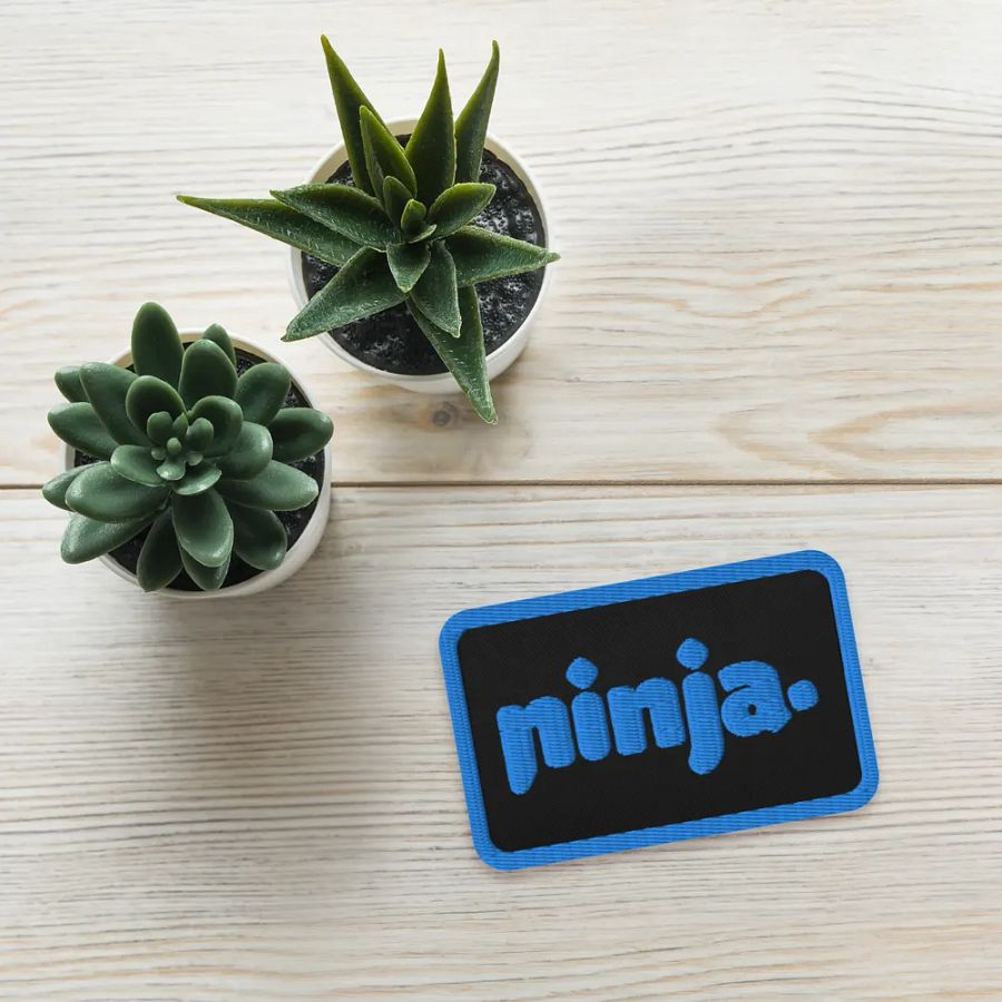 Ninja Patch: Blue and Black product image (4)