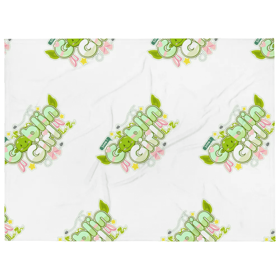 Goblin Girl Logo Throw Blanket product image (1)