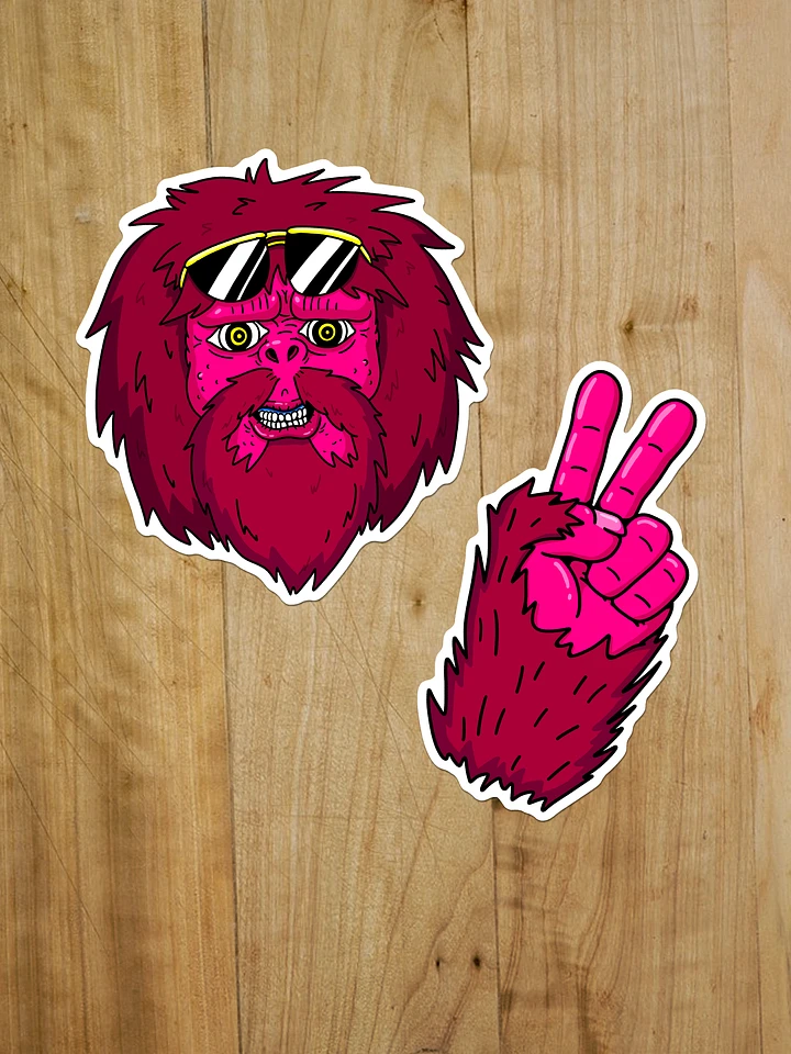 Pink Squatch Sticker Pack product image (1)