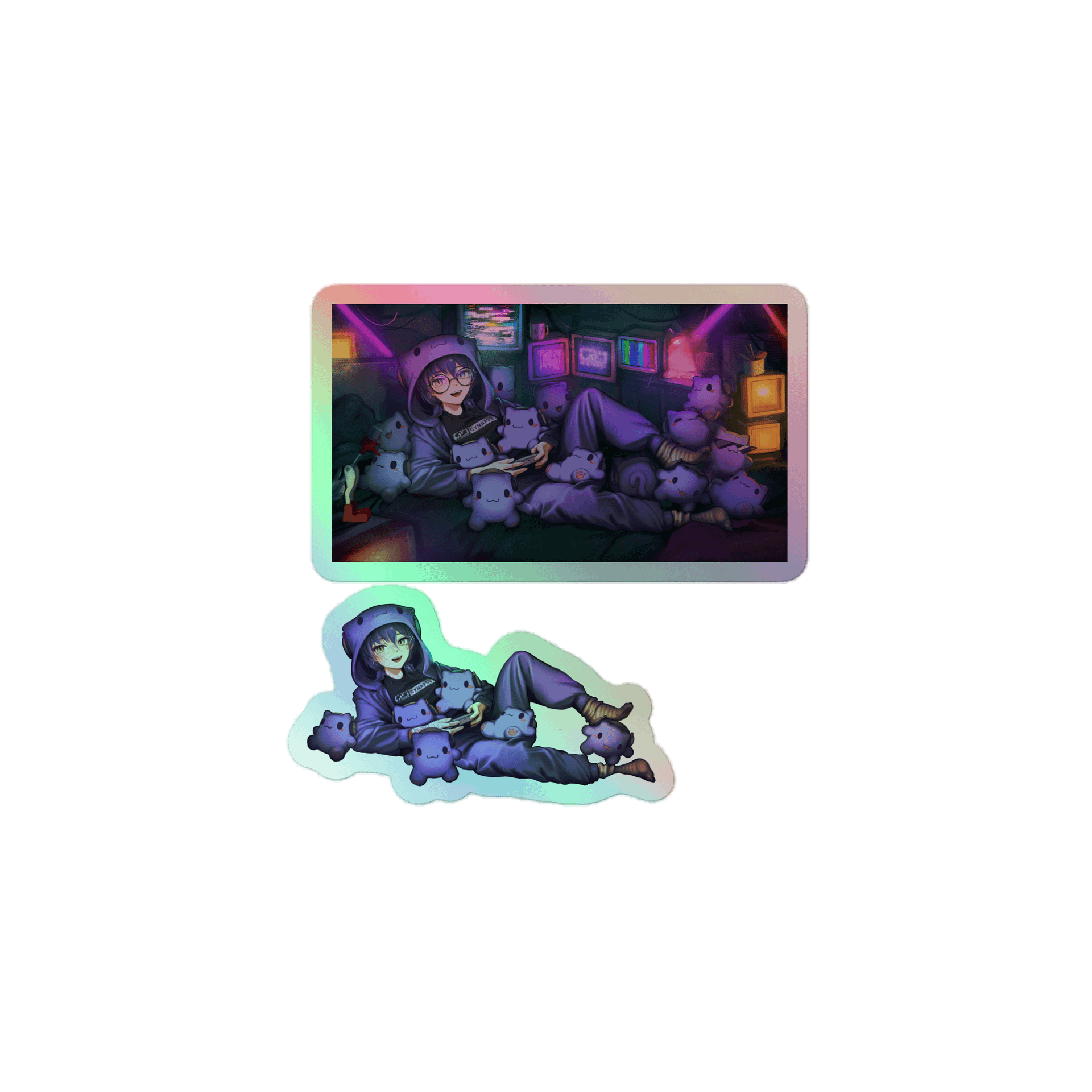 SLEEPOVER HOLO STICKERS product image (2)