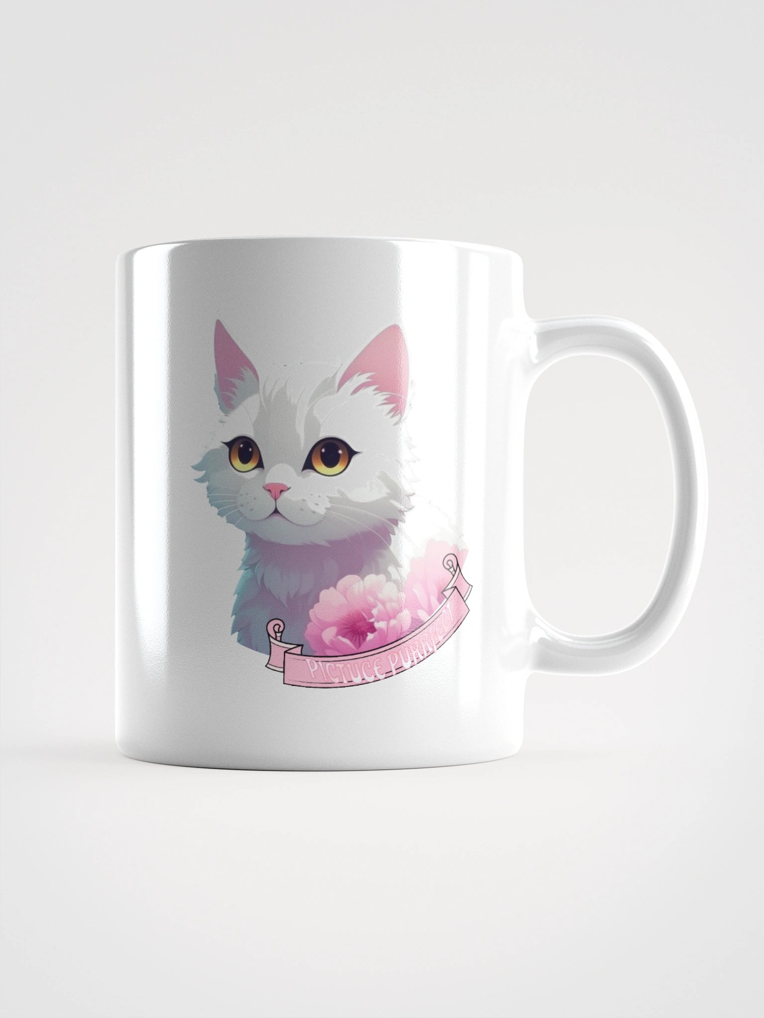 Picture Purrfect Kitty White Glossy Mug product image (1)