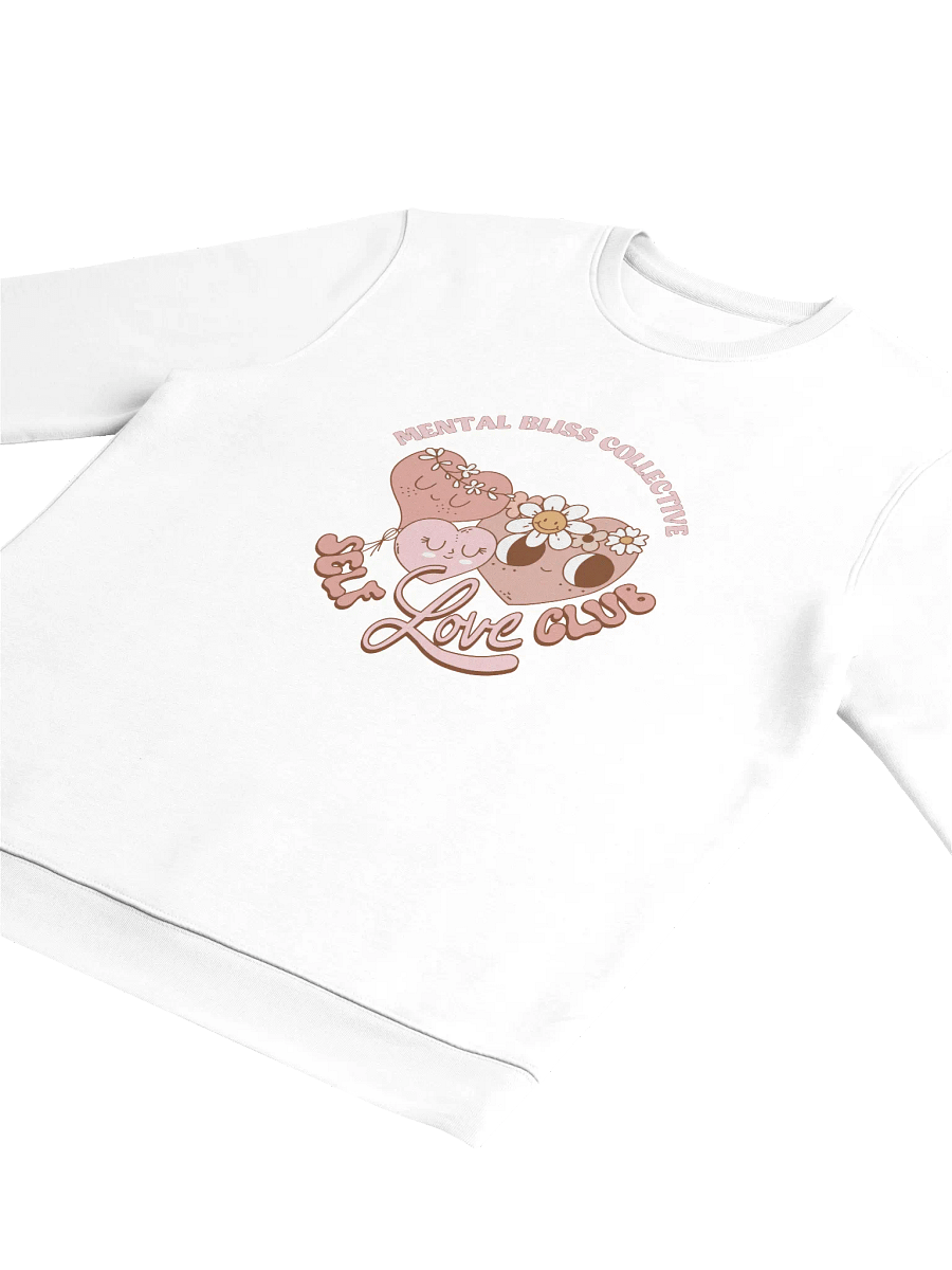 "Self Love Club" Unisex Eco Sweatshirt – Join the Movement of Self-Care product image (3)