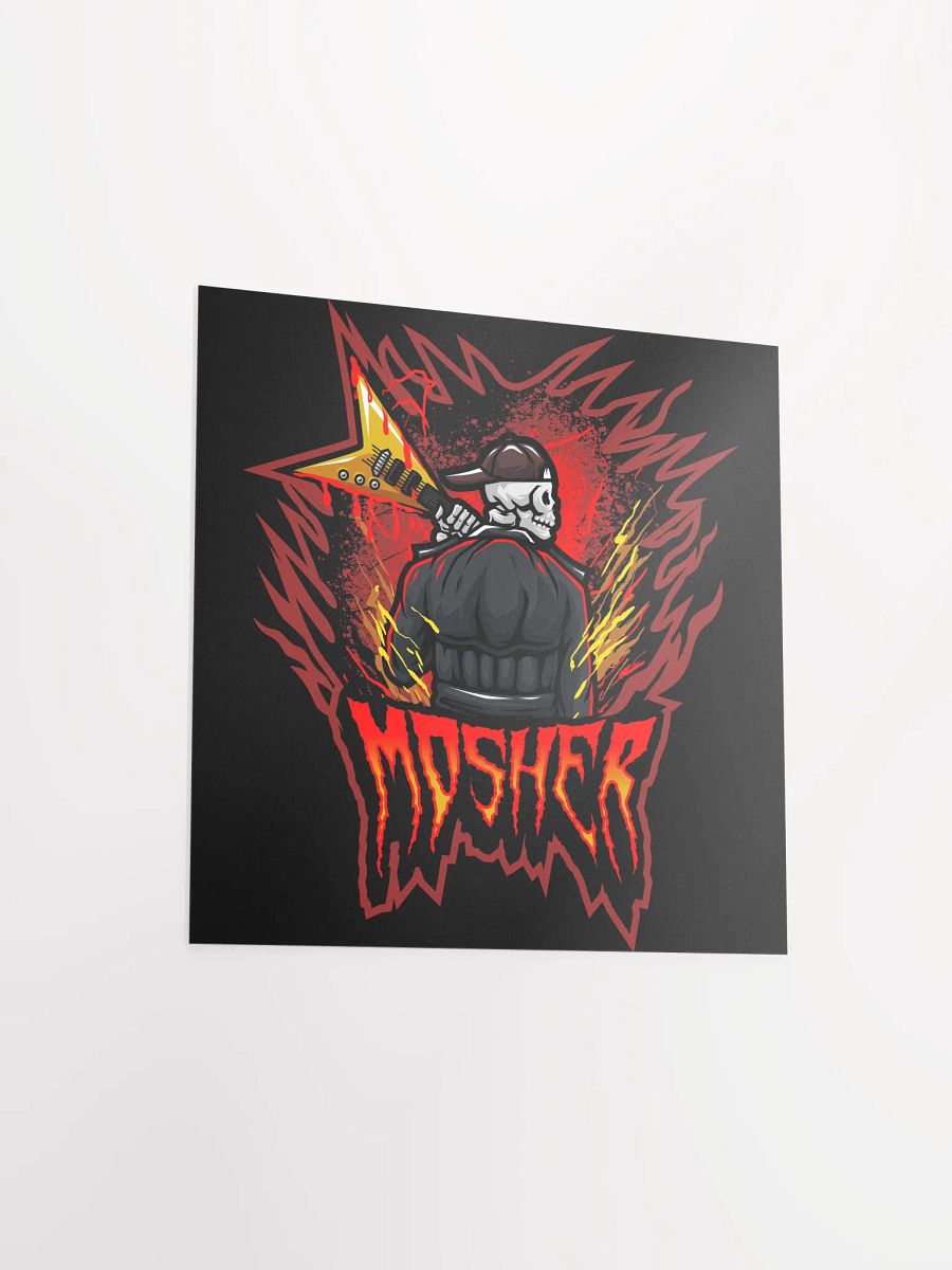 MOSHER GUITAR LOGO POSTER product image (3)