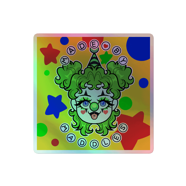Made by Maddles Logo Holographic Sticker product image (2)