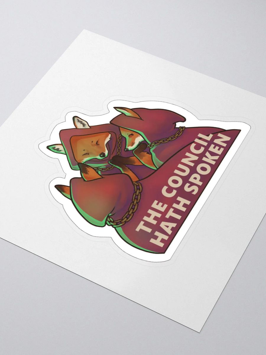 The Fox Council Sticker product image (3)