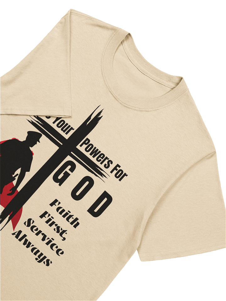 Use your powers for God - Marvel at His Goodness, Christian Superhero T-Shirt product image (2)