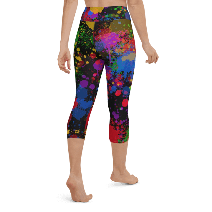 JokersVibe Graffiti Style Capri Leggings product image (1)